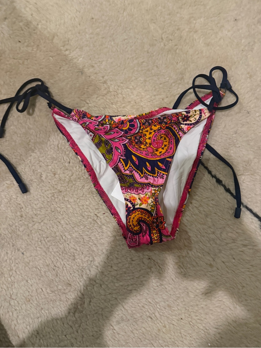 Zimmermann Fiesta Tie-Side Bikini Bottom